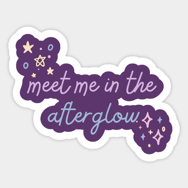 Afterglow Sticker by virtuallies